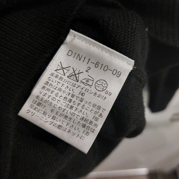 Burberry Black Label Black Argyle Zip-up Sweater - Picture 5 of 5